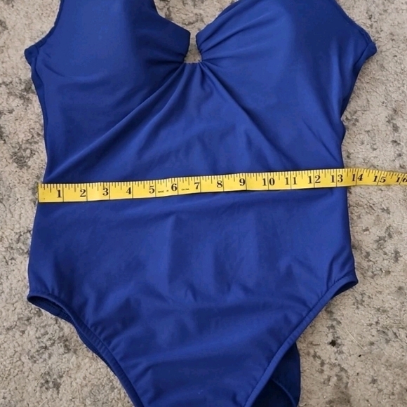 Miraclesuit Womens Blue Must Have Escape One Piece Tummy Control Bathing Suit 14 - Picture 13 of 14